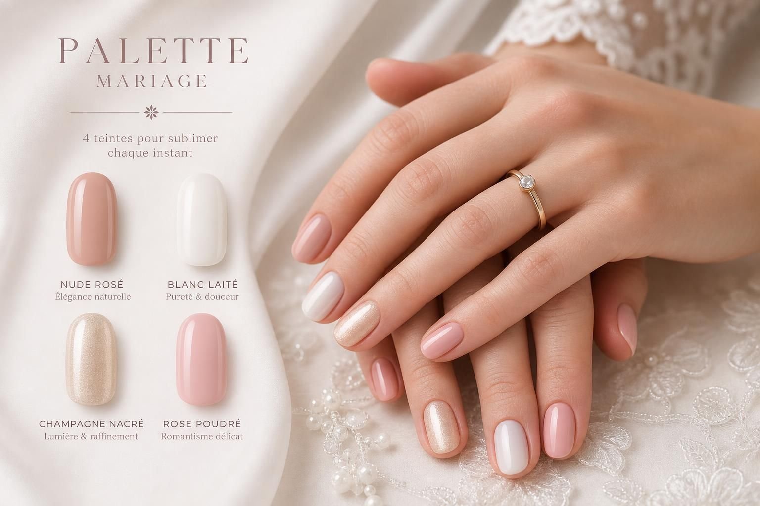 découvrez les tendances incontournables des ongles mariage 2026 pour un look parfait le jour j. styles élégants, designs innovants et astuces beauté pour sublimer vos mains.